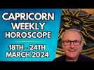 Capricorn Horoscope  - Weekly Astrology from 18th  - 24th March 2024