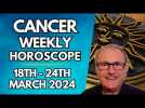 Cancer Horoscope  - Weekly Astrology from 18th  - 24th March 2024