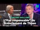 Vincent Bolloré assure qu'il n'a « rien à voir » avec le licenciement de Sébastien Thoen