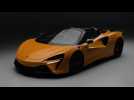 The new McLaren Artura Spider Design in Studio