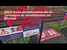 SNCF Gare et Connexions sensibilise sur les accidents en gares, sur les traversées de voies piétonnes (TVP).