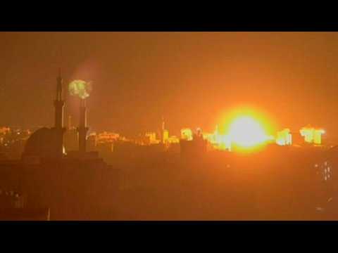 Fireball lights up skyline as Israeli strike hits Rafah