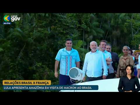 Brazil: Emmanuel Macron and Lula approach island of Combu