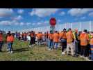 A Calais, deuxième jour de manifestation des Dockers sous haute surveillance
