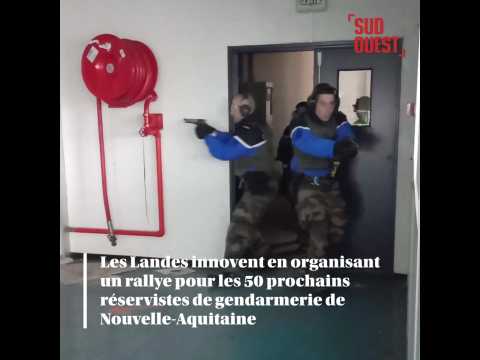 Landes : la gendarmerie teste un nouvel entraînement pour ses réservistes