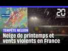 Tempête Nelson : De la neige en Bretagne et des rafales sur la côte ouest