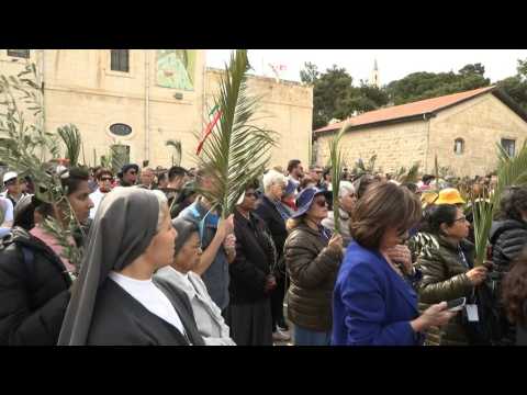 Palm Sunday procession in Jerusalem