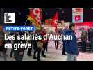 Les salariés d'Auchan Petite Fôret en grève ce vendredi 29 mars