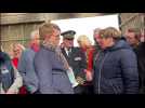 Inondations : le ministre de l'Agriculture Marc Fesneau en visite dans une ferme de Lottinghen