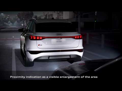 Audi Q6 e-tron – Digital OLED rear lights – Animation