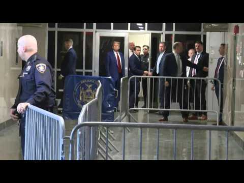 Trump leaves New York courthouse after his hearing