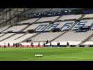 Foot France - Chili : entraînement des Bleus sous la pluie à Marseille le lundi 25 mars 2024