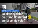 Métropole de Lille : ce qui a changé sur la piste cyclable du Grand Boulevard