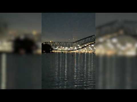 États-Unis : Percuté par un cargo, un pont s'effondre à Baltimore