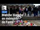 Trois cents personnes à Lille pour la marche blanche en mémoire de Fanta