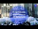 5 carnavals emblématiques en Belgique