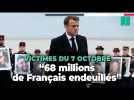 Lors de l'hommage aux victimes du Hamas, Emmanuel Macron livre un plaidoyer pour la paix
