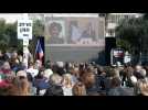 Israelis in Tel-Aviv watch French October 7th ceremony