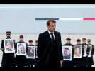 7 octobre : Macron rend hommage aux victimes du 