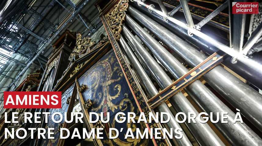 Vidéos : Le retour du grand orgue (restauré) à la cathédrale Notre-Dame