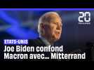 Etats-Unis : Joe Biden confond François Mitterrand et Emmanuel Macron