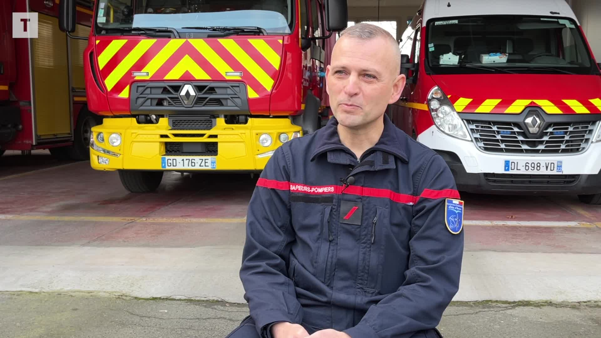 À Saint-Brieuc, ce général de l'armée réalise son rêve chez les pompiers [Vidéo]