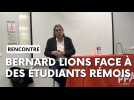 Le journaliste de sport Bernard Lions évoque son intervention auprès des étudiants rémois