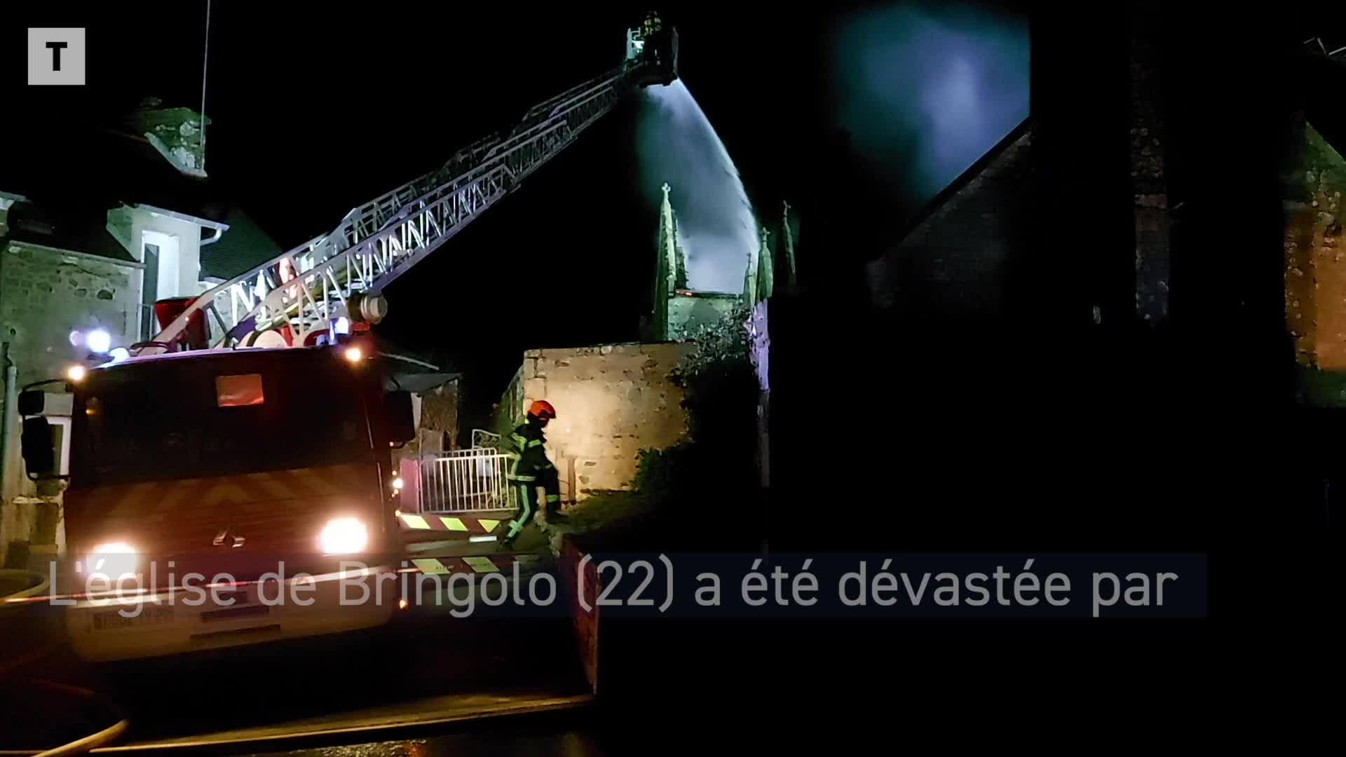 Incendie de l'église de Bringolo : « Notre patrimoine est parti en fumée » [Vidéo]