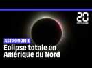 Une éclipse totale a traversé l'Amérique du Nord