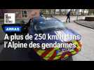Arras: à plus de 250 km/h sur l'autoroute A1 dans l'Alpine des gendarmes