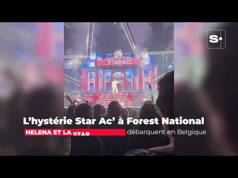 VIDEO : La folie Star Ac' dbarque en Belgique : Helena et les autres candidats  Forest National