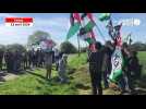 VIDÉO. Des drapeaux palestiniens brandis sur le point culminant de la Loire-Atlantique