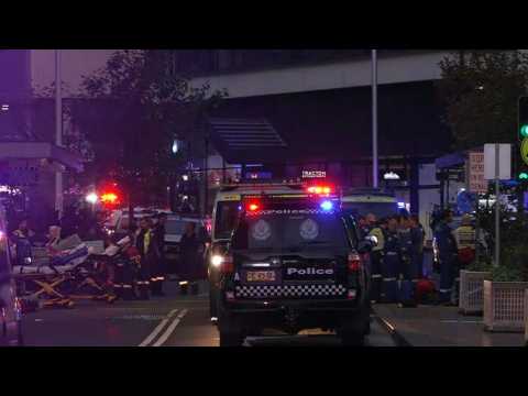 Police presence at scene of suspected stabbings in Sydney