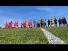 Football (N3) : début de la rencontre Gallia C. Lucciana - Agde RCO