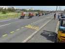 Contrôle technique: un millier de motards en colère à Calais