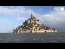 VIDEO. Grandes marées : le Mont Saint-Michel redevient une île, on a suivi la SNSM sur leur bateau