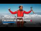 Le YouTubeur Inoxtag part à l'ascension du Mont Everest
