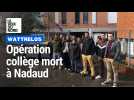 Wattrelos : opération collège mort à Nadaud