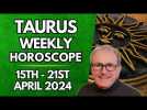 Taurus Horoscope - Weekly Astrology - from 15th - 21st April 2024