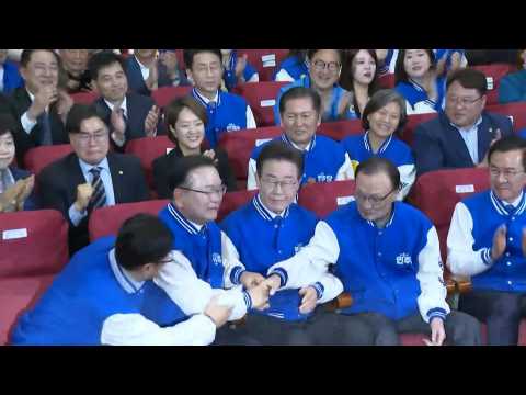 South Korea opposition cheers as it increases majority in election