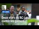 Les joueurs du Rc Lens affrontent des gamers sur le terrain de FC 24