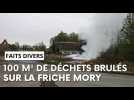 Incendie friche Mory
