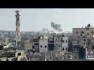 Smoke billows over Gaza City after Israeli strikes