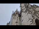 La tour Nord de la cathédrale d'Amiens en chantier