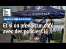 Marcq-en-BarSul - Un café avec un policier, l'occasion de parler tranquillité publique.