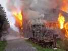 Le Reposoir : Le gîte du Passant détruit par les flammes