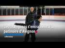 Les champions s'entraînent à la patinoire d'Avignon