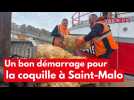 VIDÉO. Du bateau à la criée, dans les coulisses d'une débarque de Saint-Jacques à Saint-Malo