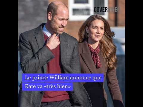 VIDEO : Le prince William donne de bonnes nou…