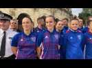 Equipe de France de foot féminin police en stage à Nîmes